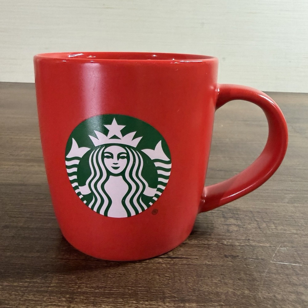 Starbucks Mug Holiday Red with Green Siren Logo 11oz Coffee Cup Christmas 2025